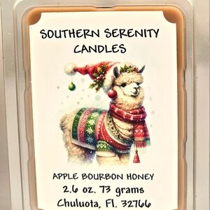 APPLE BOURBON HONEY-Southern Serenity Candles-Wax Melt